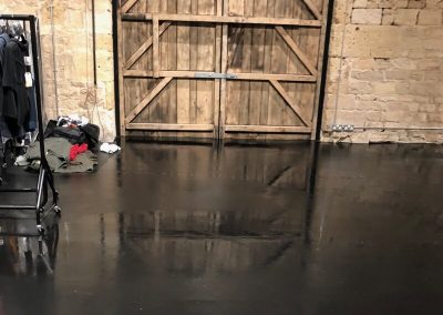 Tythe Barn in The Cotswolds Preparation work